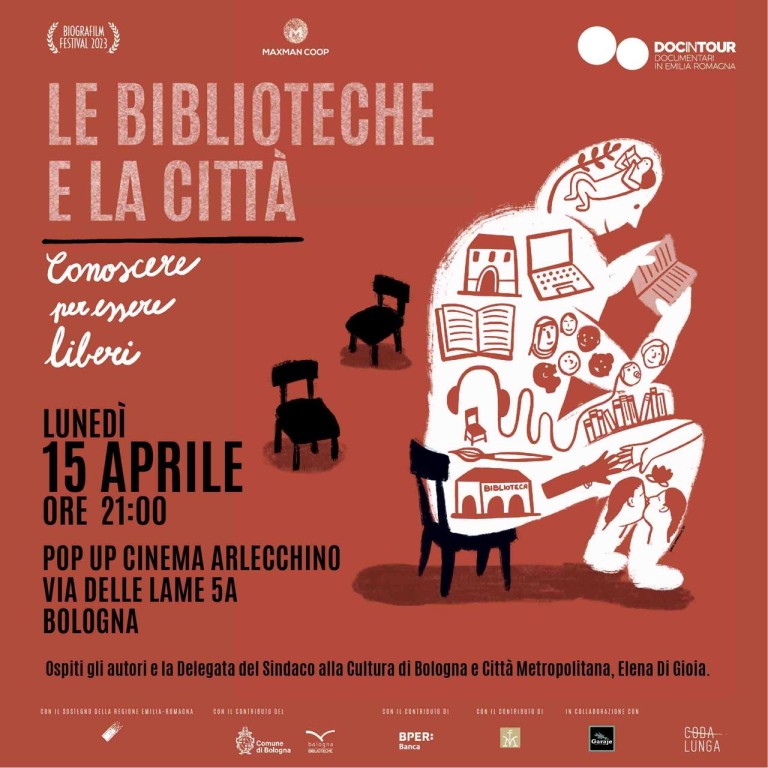 copertina di Le biblioteche e la città. Pop Up Cinema