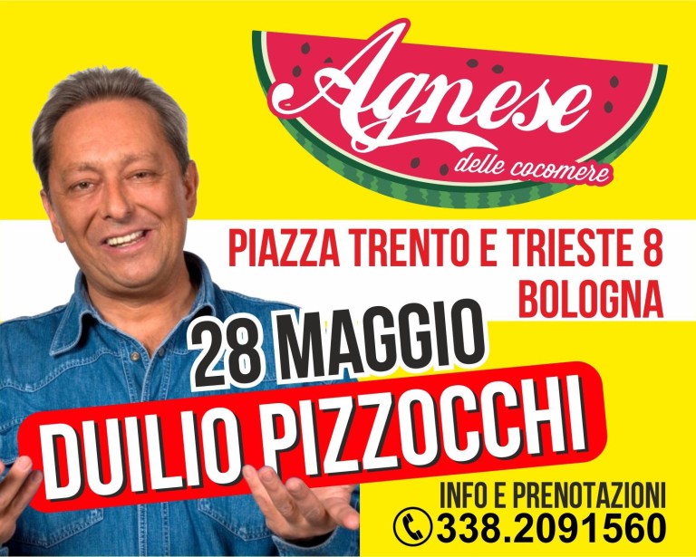 copertina di Duilio Pizzocchi all'Agnese delle Cocomere
