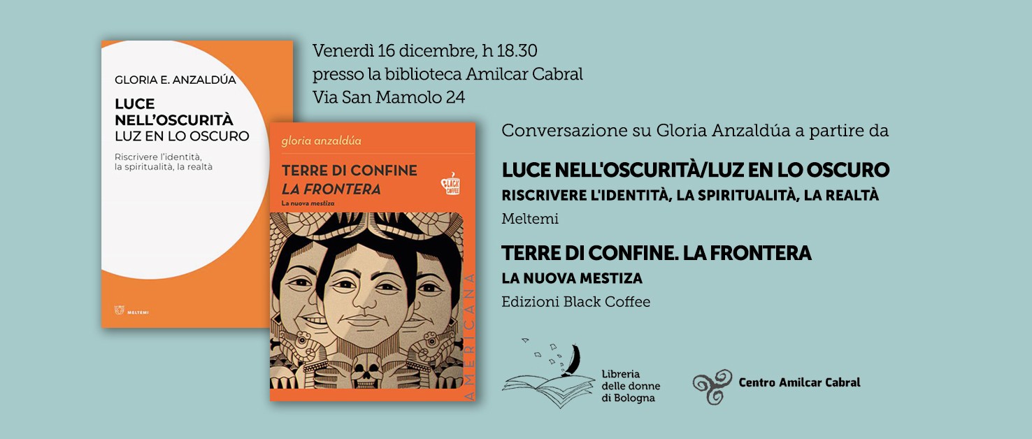 copertina di Conversazione su Gloria Anzaldúa