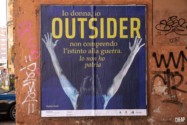 copertina di ECCENTRICHE sui muri di Bologna
