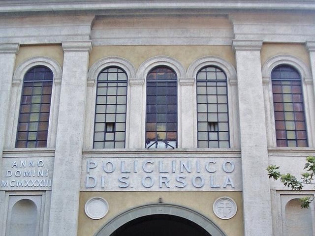 Policlinico Sant'Orsola - facciata - via Massarenti