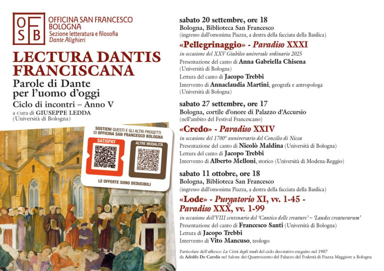 copertina di Lectura Dantis Franciscana