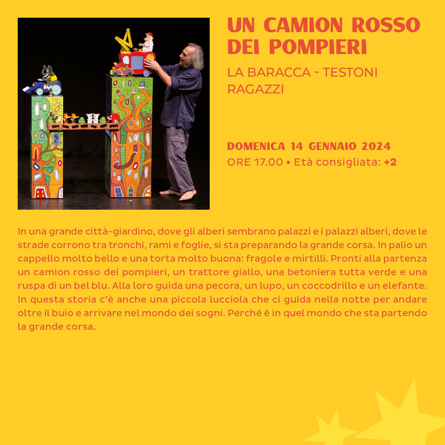 copertina di UN CAMION ROSSO DEI POMPIERI