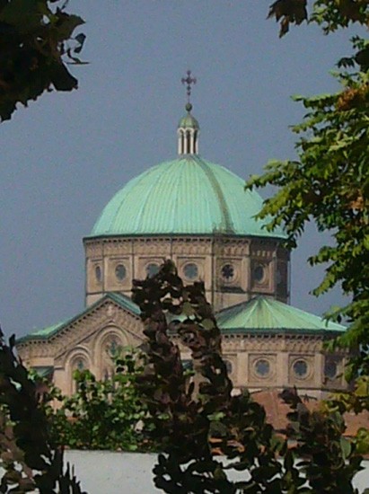 La cupola della chiesa del Sacro Cuore 