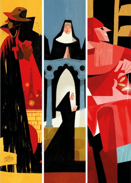 copertina di Barcone, convento e catafalco