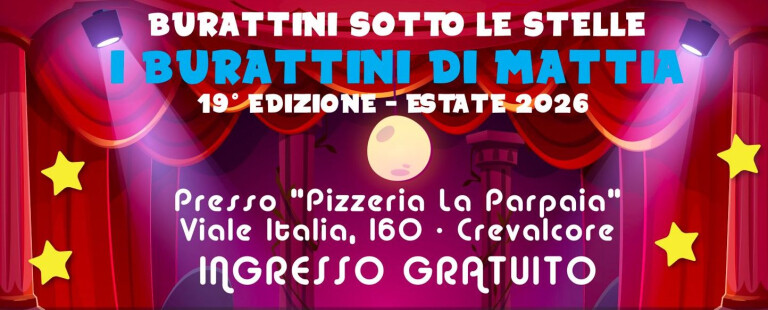 copertina di Burattini sotto le Stelle 2026
