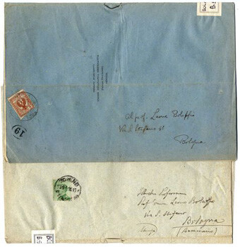 Dediche di Gino Segré e Antonio Scialoja