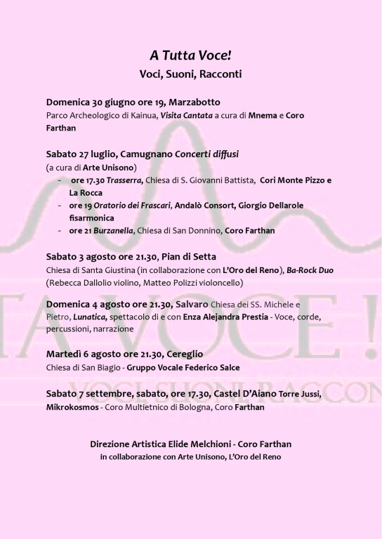 PROGRAMMA A Tutta Voce page 0002