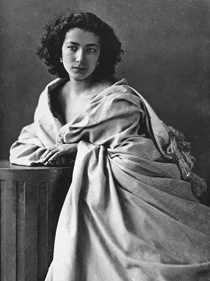 L'attrice Sarah Bernhardt