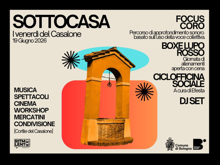 copertina di SOTTOCASA – i venerdì del Casalone | Evento del 19 giugno