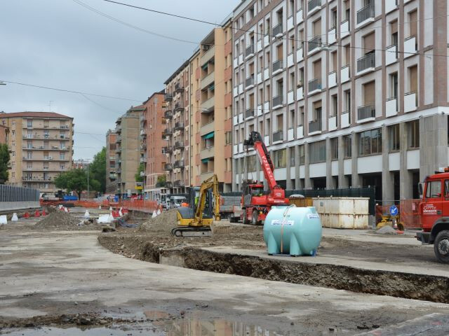 Cantiere del tram