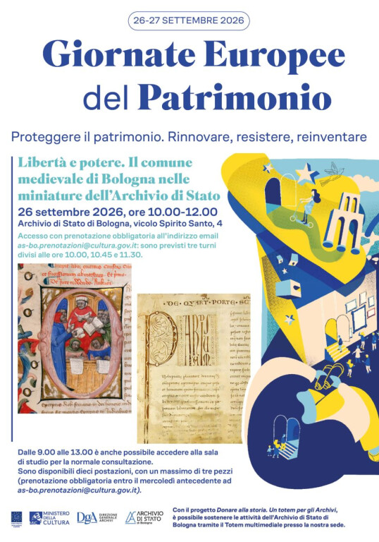 copertina di Libertà e potere. Il comune medievale di Bologna nelle miniature dell’Archivio di Stato