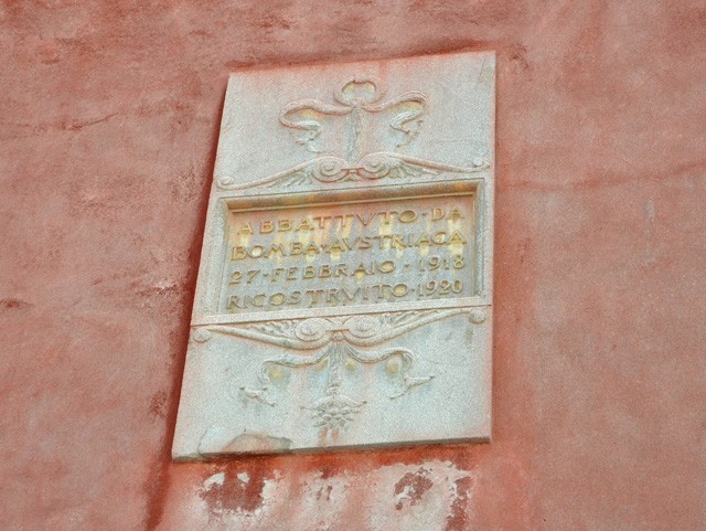 Muro abbattuto da una bomba austriaca a Venezia nel 1848 