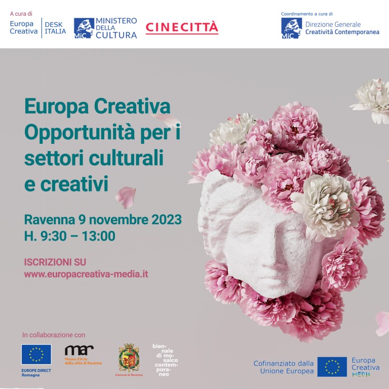 copertina di Europa Creativa - Opportunità per i settori culturali e creativi