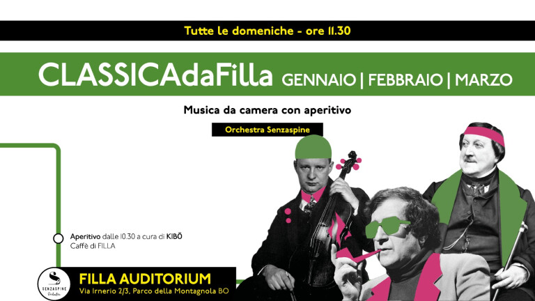 copertina di Orchestra Senzaspine | CLASSICAdaFilla-gennaio, febbraio e marzo