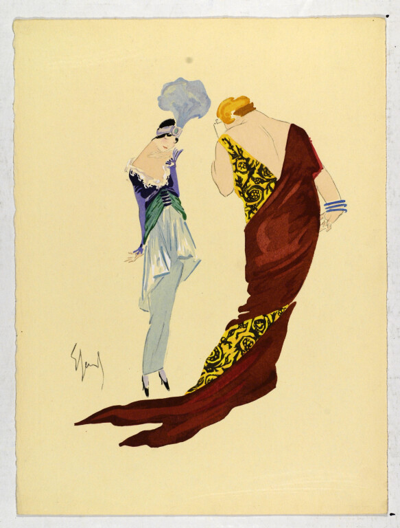 Enrico Sacchetti, Robes et femmes