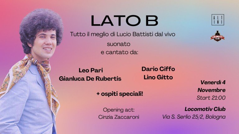cover of LATO B - tutto il meglio di Lucio Battisti   Cinzia Zaccaroni