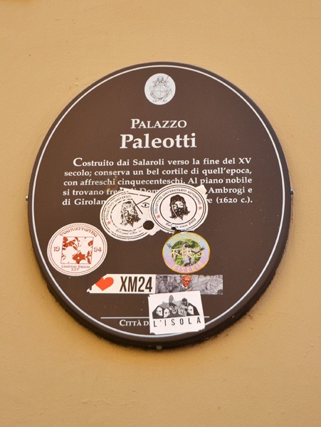 Palazzo Paleotti - cartiglio