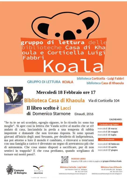 gruppo lettura Febbraio 2026