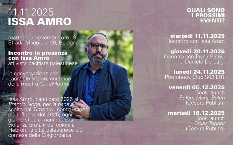 image of INCONTRO CON ISSA AMRO attivista pacifista palestinese