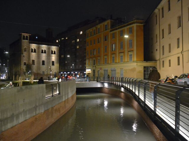 Il canale di Reno presso la chiesa di S.M. della Visitazione