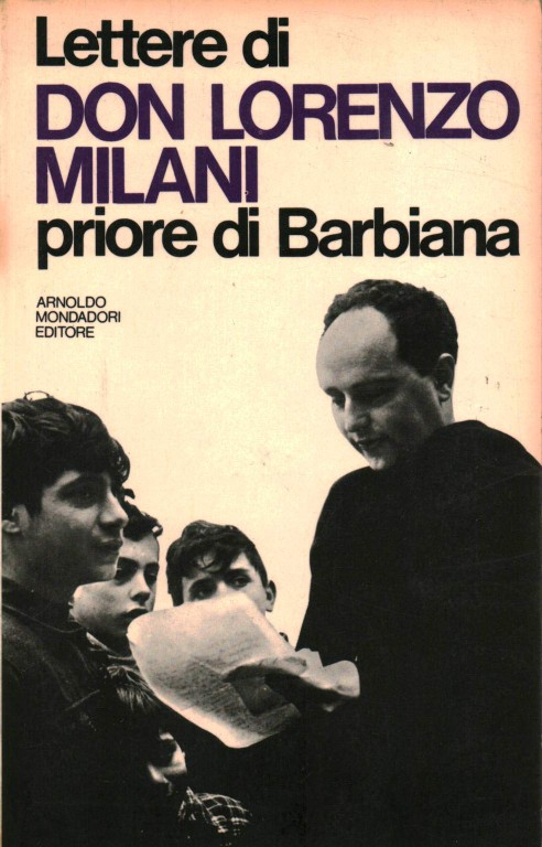 copertina di Lettere di don Lorenzo Milani priore di Barbiana 