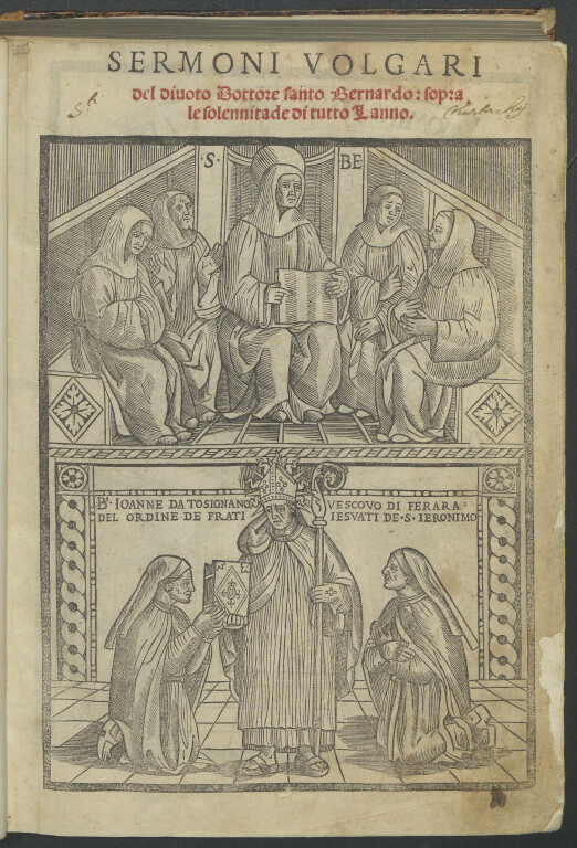 immagine di Bernardo da Chiaravalle, sostenitore dei Templari