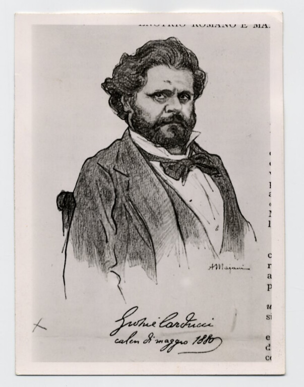 image of Giosue Carducci calen. di maggio 1880