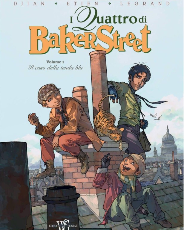 copertina di I quattro di Baker Street
Jean-Blaise Djian, Olivier
Legrand, David Etien, White star, 2018,  5 vv.