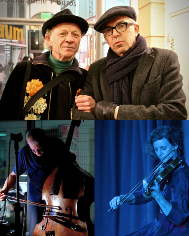 image of Angharad Davies & Werner Dafeldecker + Franz Hautzinger & Burkhard Stangl 