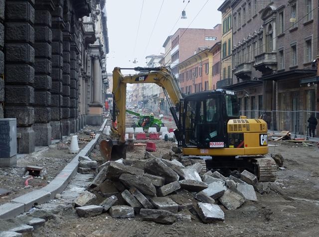 Il cantiere BOBO in via Rizzoli - 24 febbraio 2015