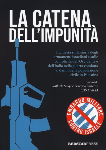 cover of La catena dell'impunità: inchiesta sulla storia degli armamenti israeliani e sulle complicità dell'Occidente e dell'Italia nella guerra condotta ai danni della popolazione civile in Palestina