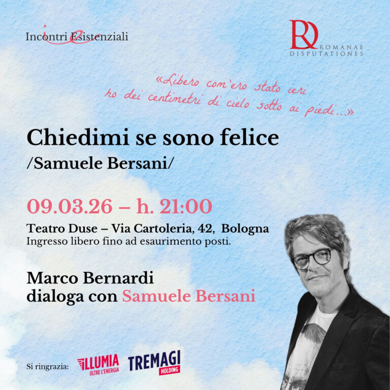 copertina di Chiedimi se sono felice. Samuele Bersani