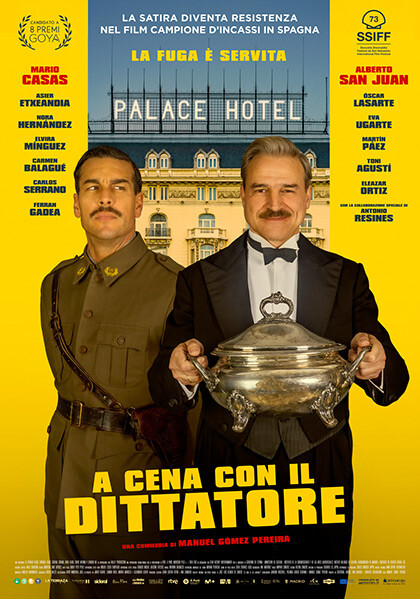 copertina di A CENA CON IL DITTATORE