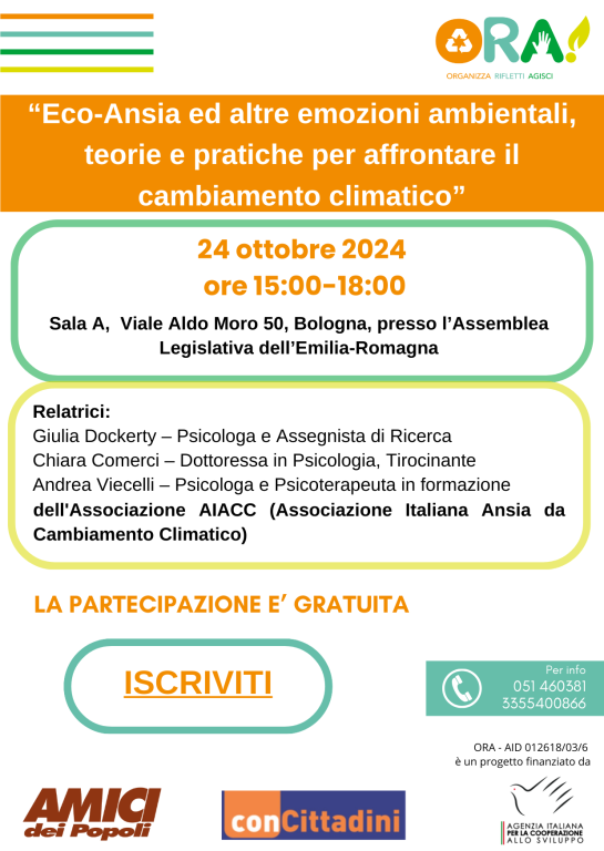 copertina di Eco-Ansia ed altre emozioni ambientali