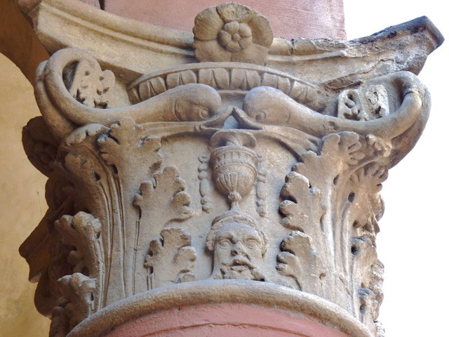 Palazzo Bolognini Amorini Salina - portico - particolare