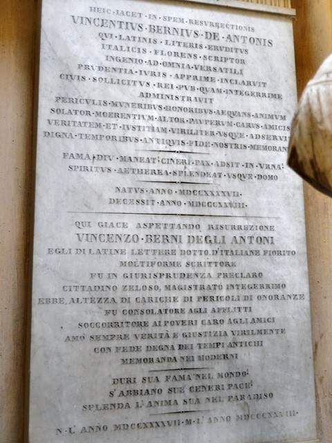 Tomba di Vincenzo Berni degli Antoni 