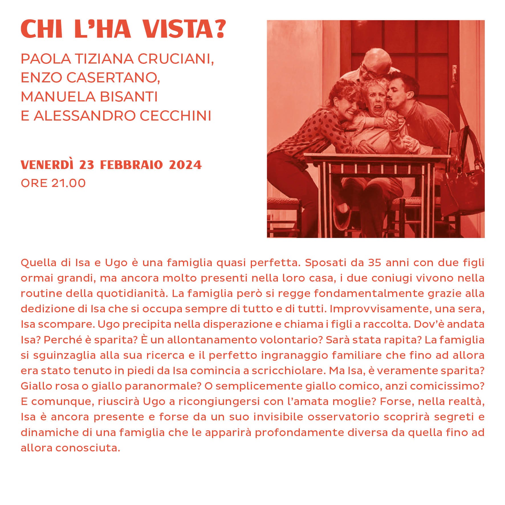 copertina di CHI L’HA VISTA?