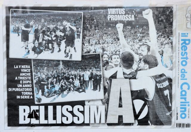 Il ritorno della Virtus in serie A