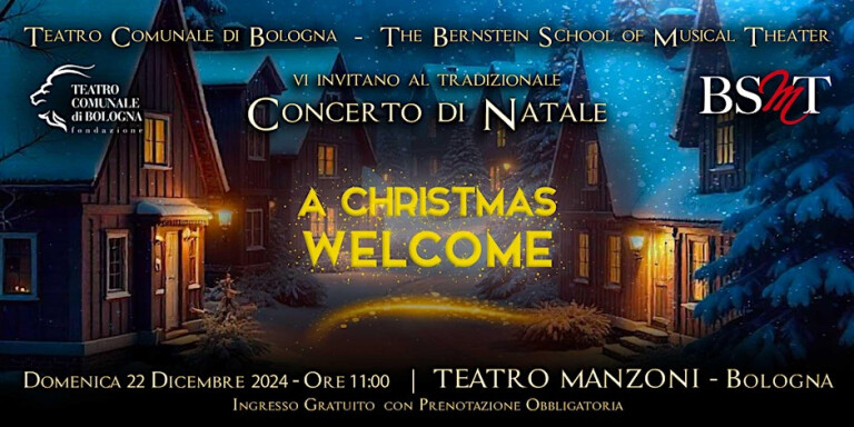 Banner del concerto A Christmas Welcome 