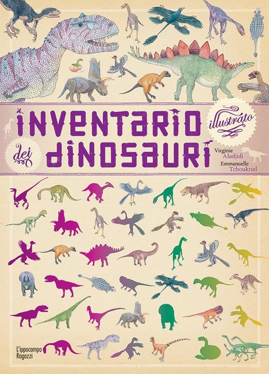copertina di Inventario illustrato dei dinosauri