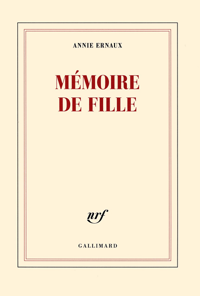 copertina di Mémoire de fille