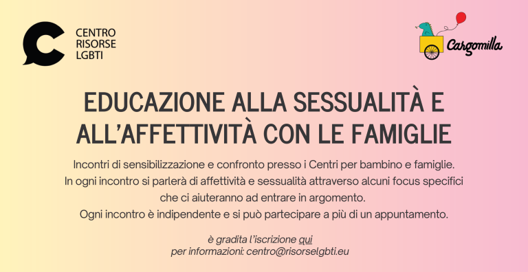 immagine di Educazione alla sessualità e all'affettività con le famiglie