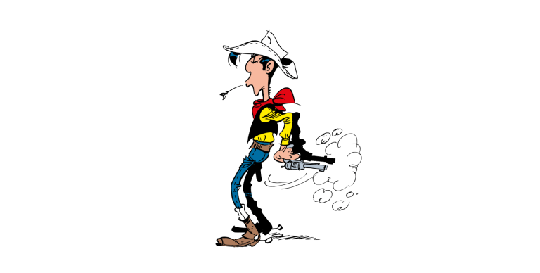Lucky Luke 80 anni a cavallo