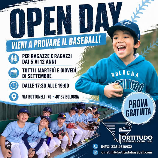 immagine di Open Day Fortitudo Baseball