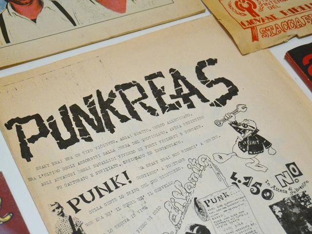 La fanzine "Punkreas" - Fonte: "Bologna Rock 1979 Pensatevi liberi" - Mambo 2019