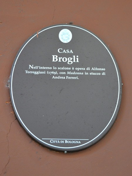 Casa Brogli - cartiglio