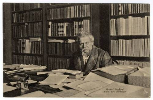 image of Giosuè Carducci nella sua Biblioteca