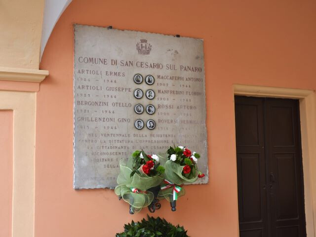 Lapide per i partigiani caduti