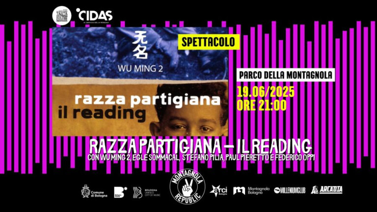 copertina di Razza Partigiana - Il reading